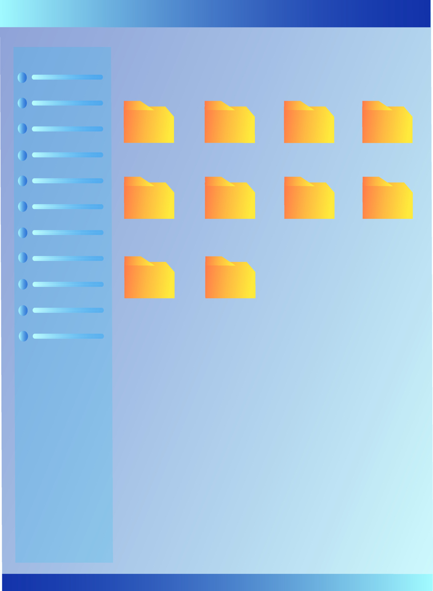 Multiple folders icon on white background. 24282146 Vector Art at Vecteezy