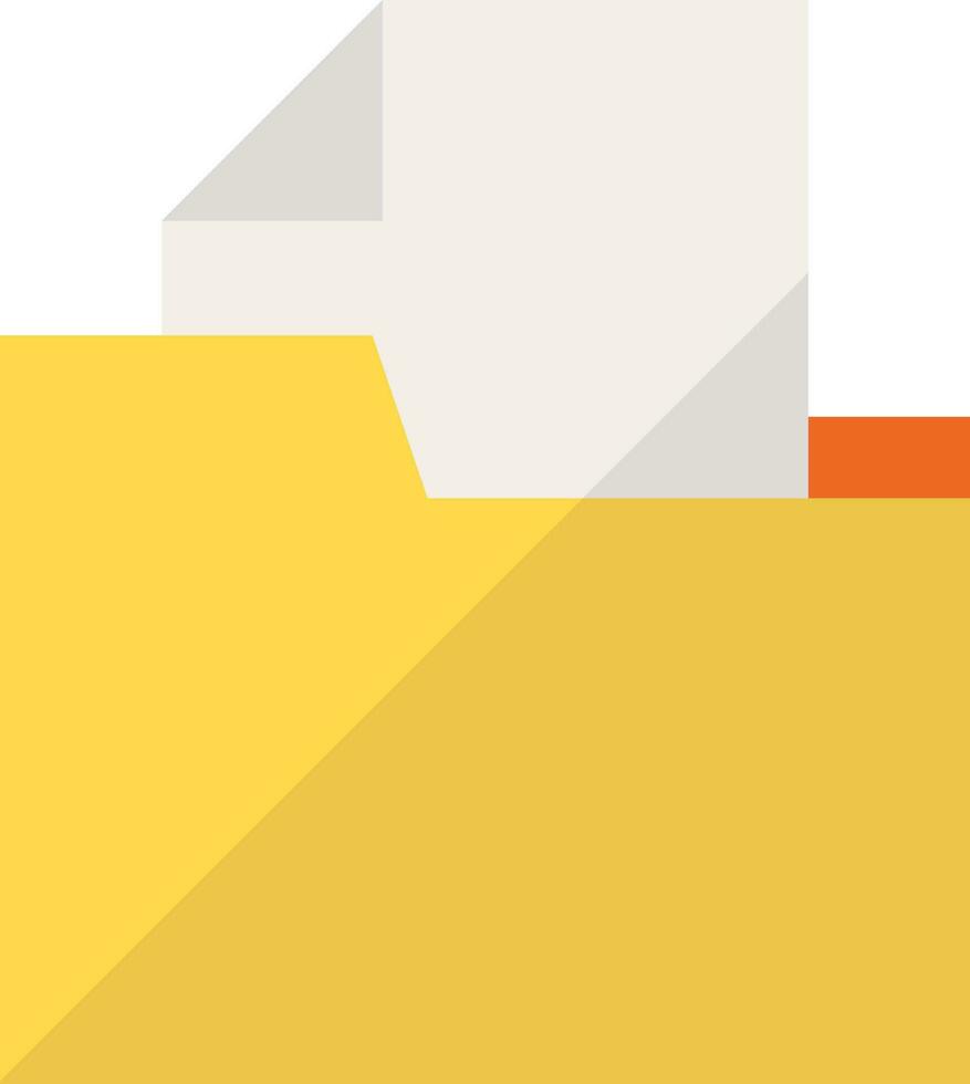 Open file folder icon in yellow color. 24282257 Vector Art at Vecteezy