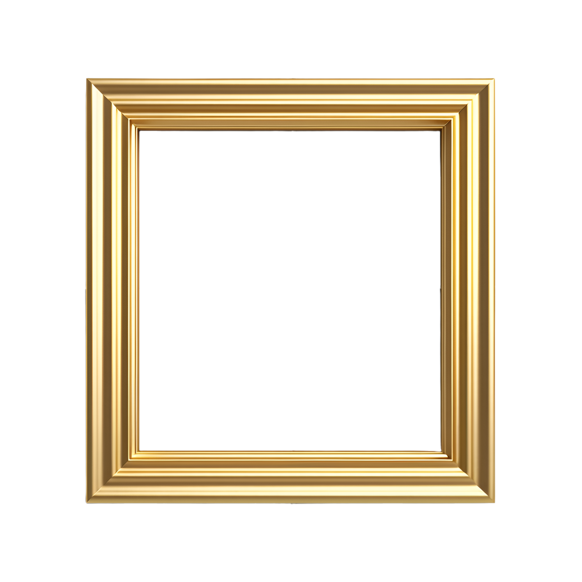 Gold Picture Frame Realistic Clipart 24282451 PNG