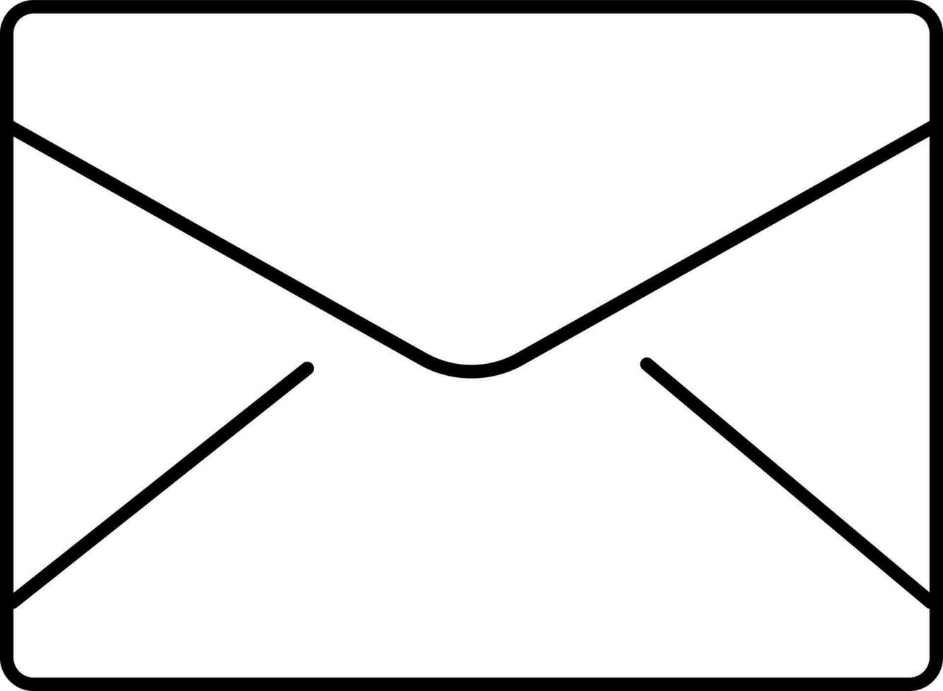 Vector sign or symbol of Message.