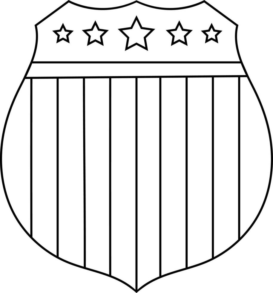 Vector badge sign or symbol.