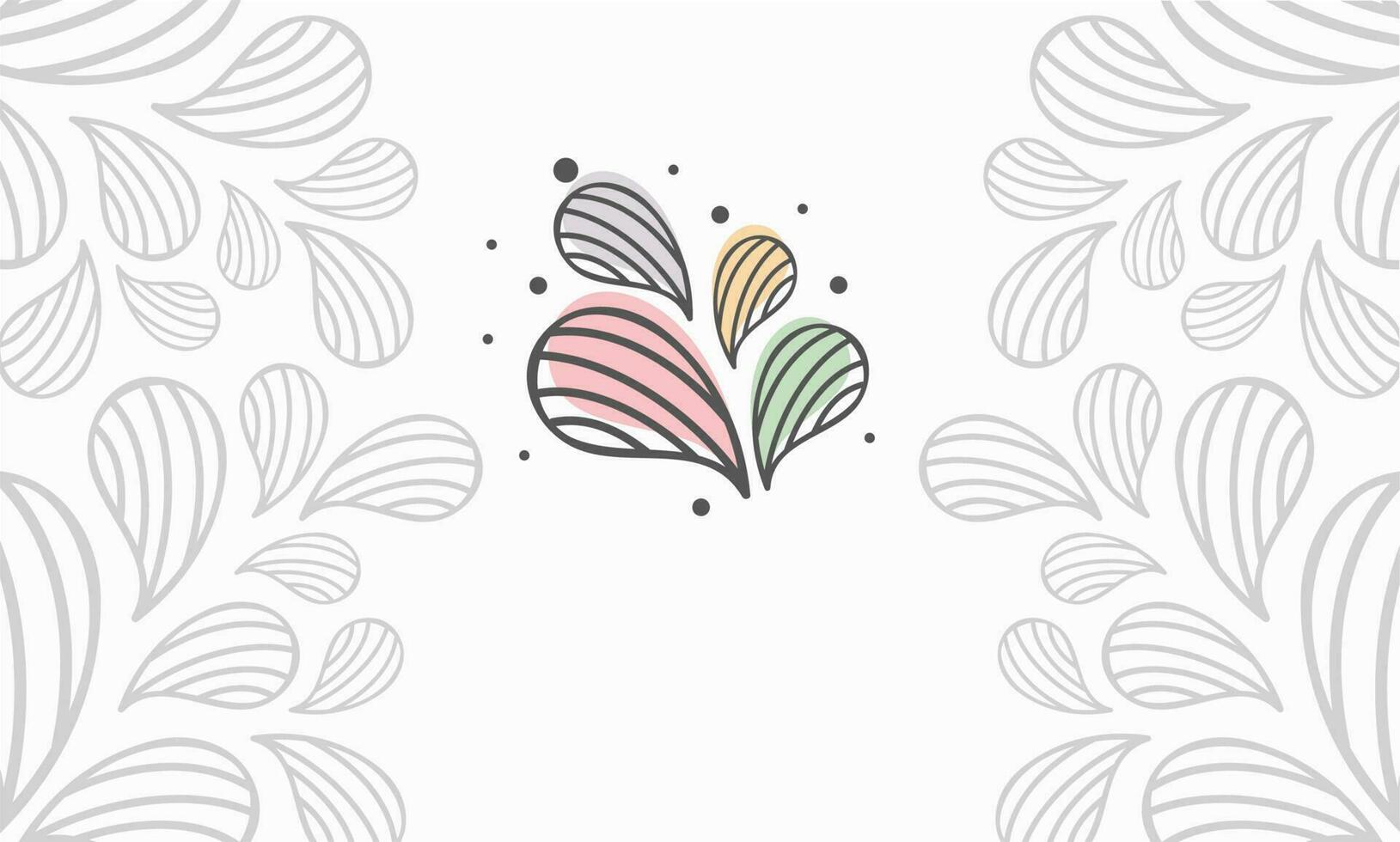 Illustration of creative floral design. vector