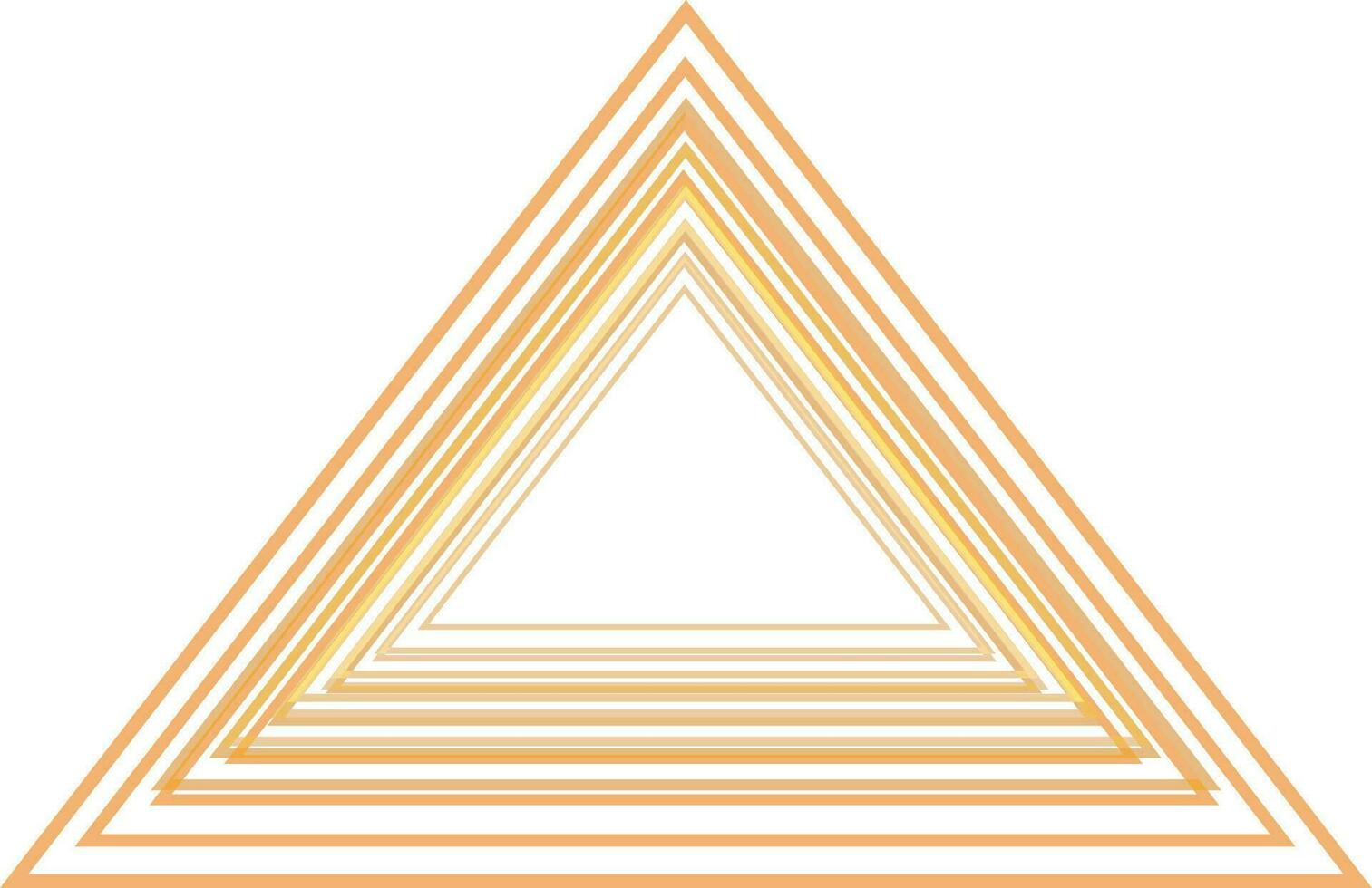 Abstract triangle geometric element. vector