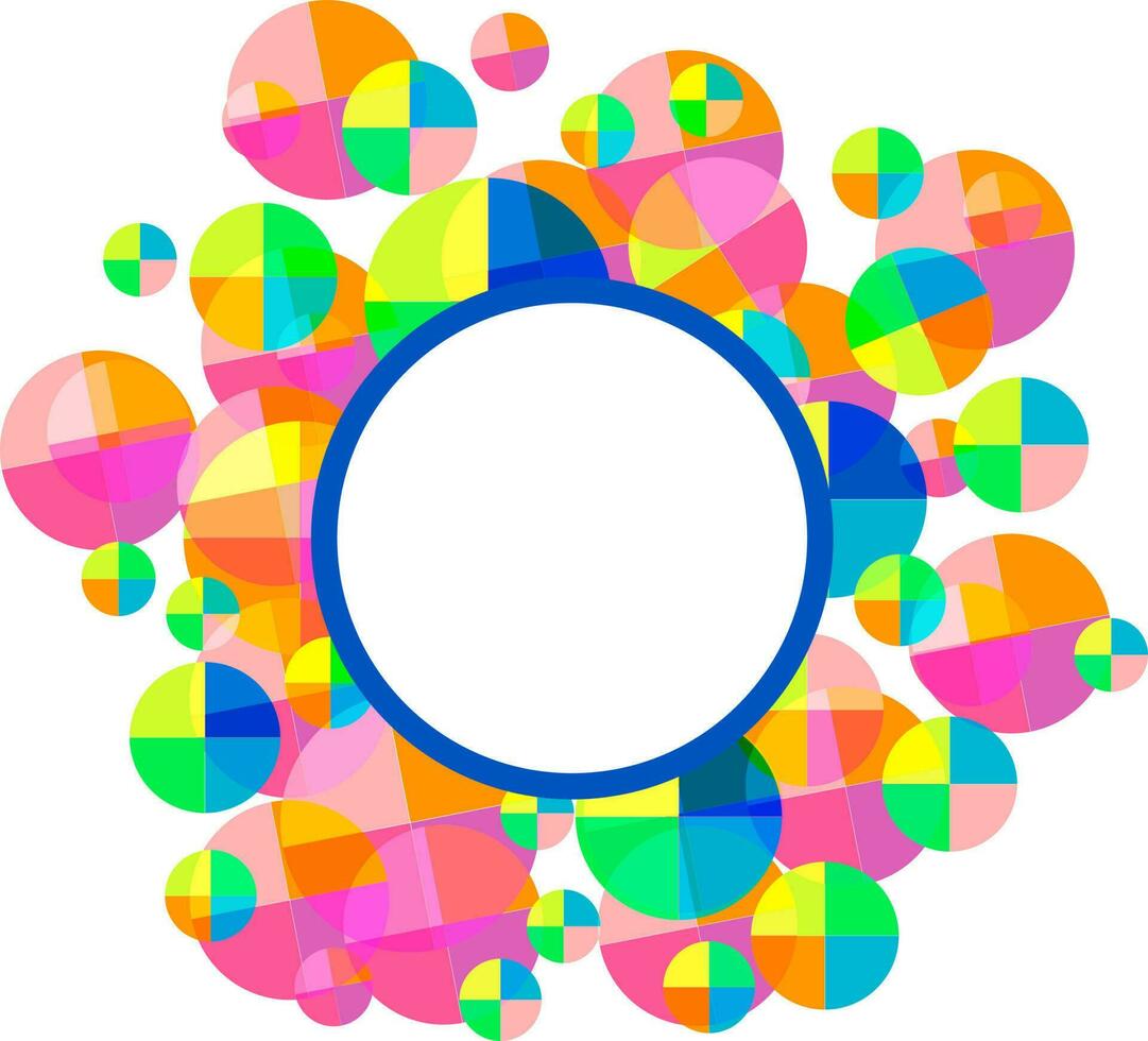 Abstract background with circle vector