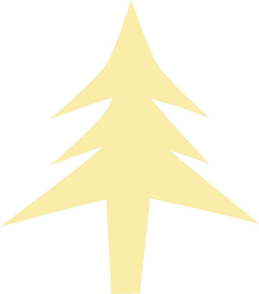 plano ilustración de Navidad árbol. vector