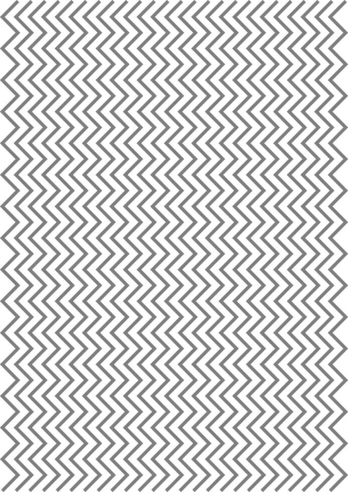 Black zigzag lines on white background in flat style. vector