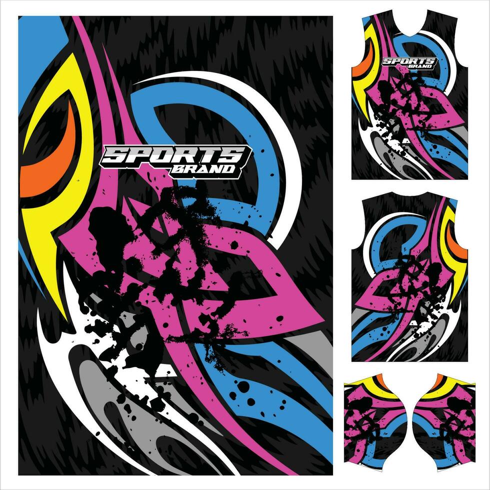 Sport Jersey Pattern texture background design vector