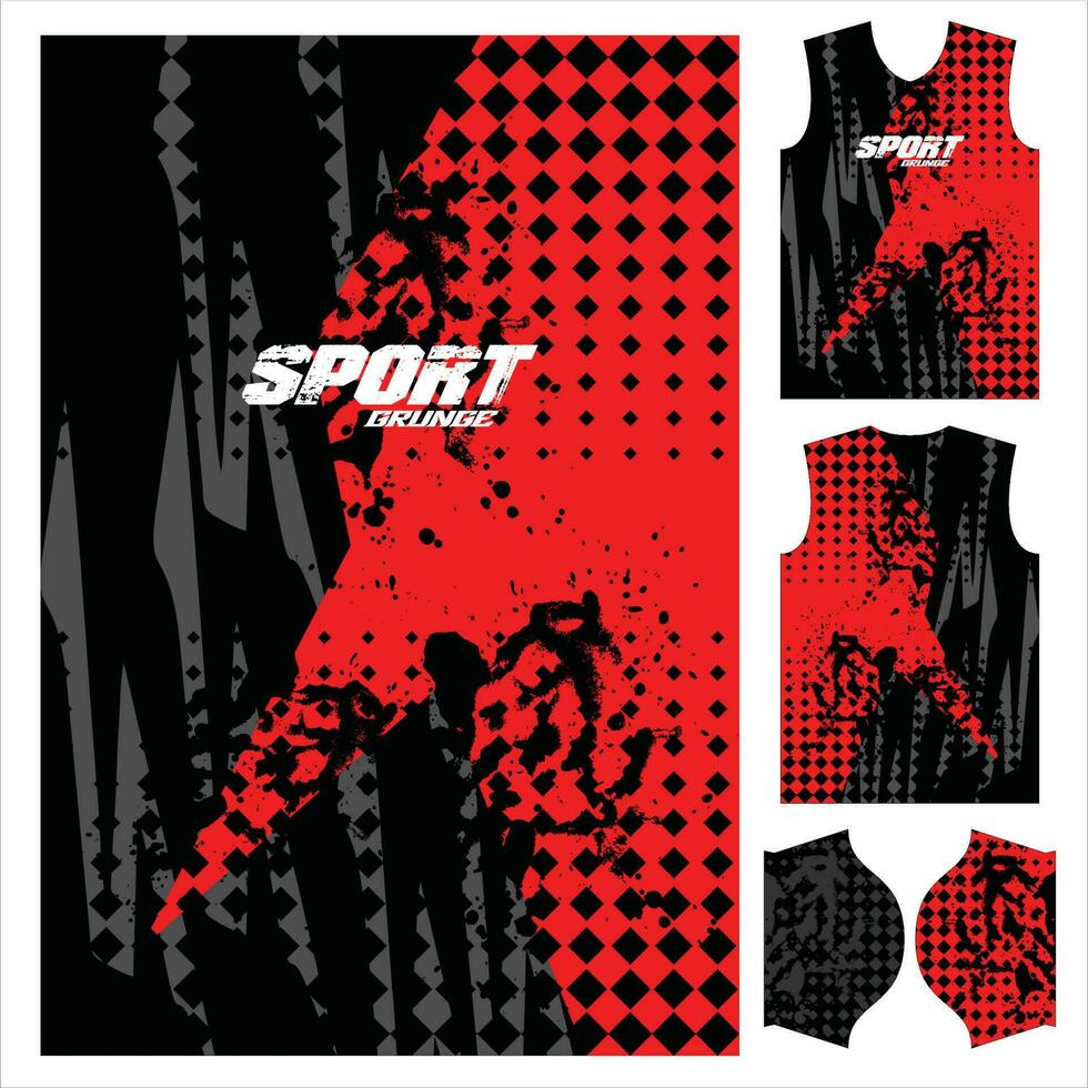 Sport Jersey Pattern texture background design vector