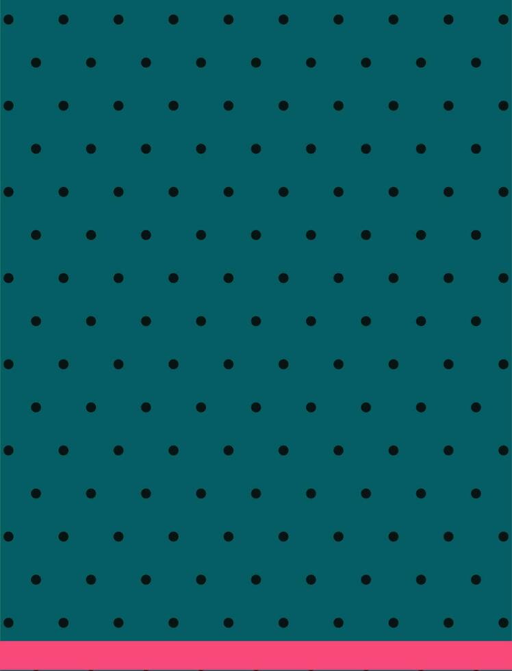 Illustration of polka dot paper icon in flat style. vector