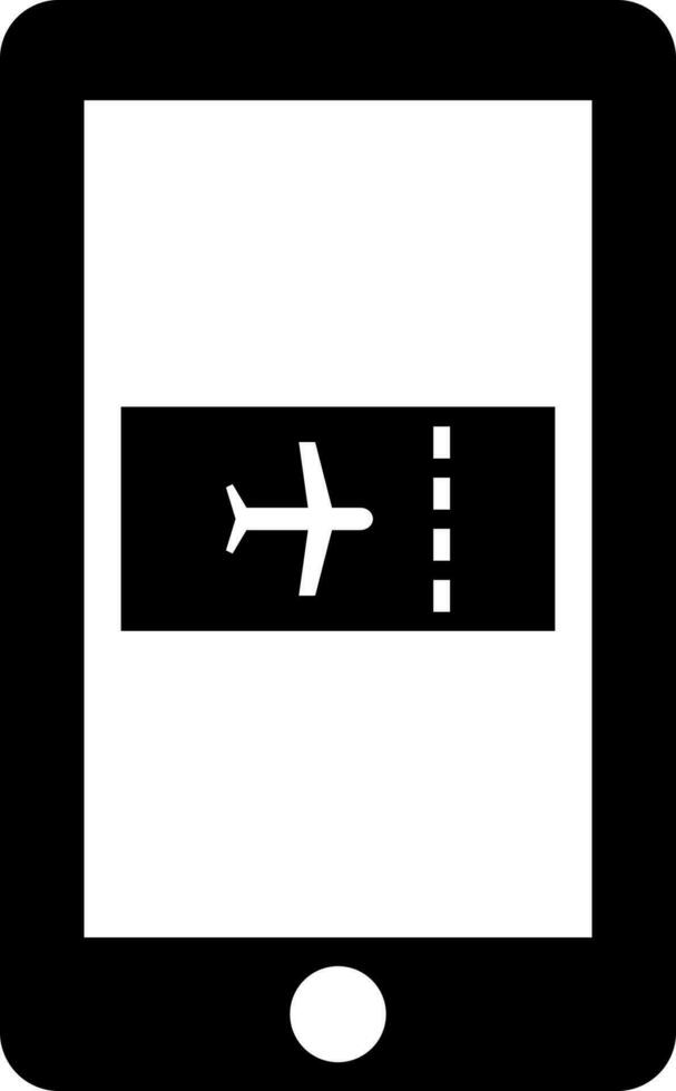 Online ticket booking concept icon in flat style. vector