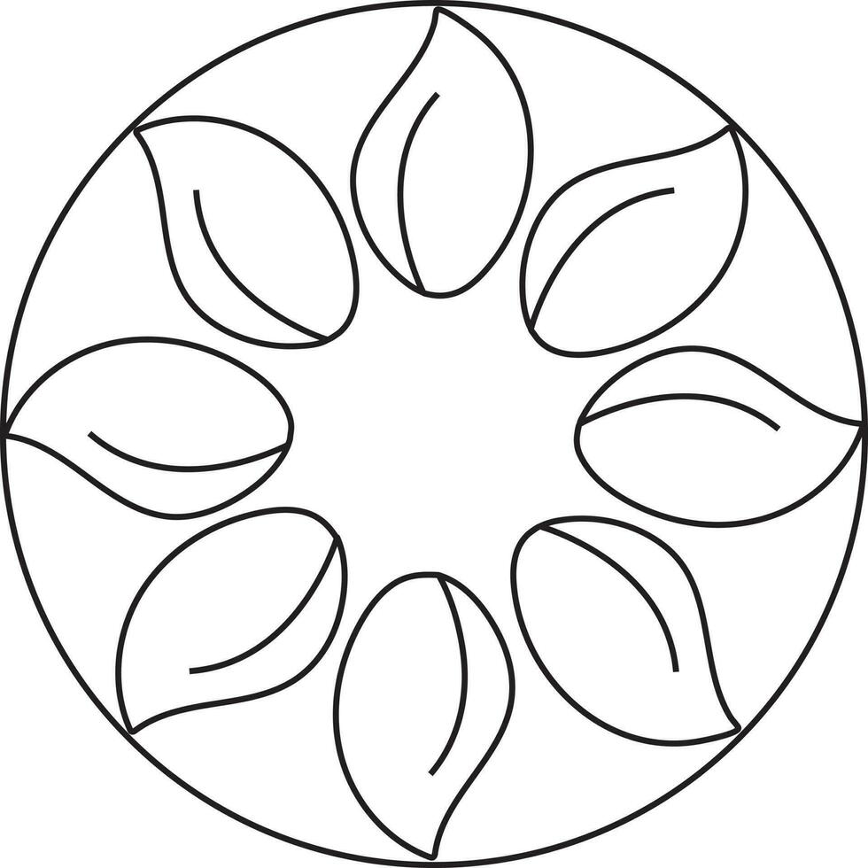 icono de hoja en circular antecedentes con carrera estilo. vector