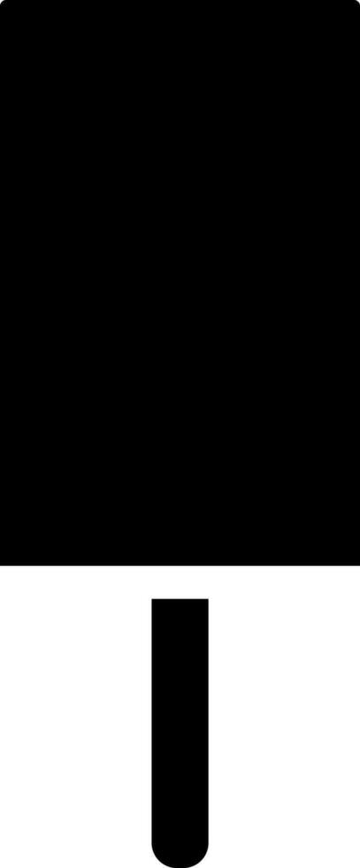 Isolated ice cream icon in flat style. vector