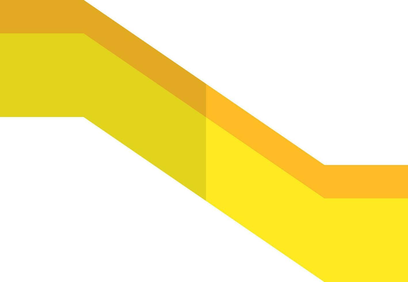 ilustración de escalera mecánica o ascensor en amarillo color. vector