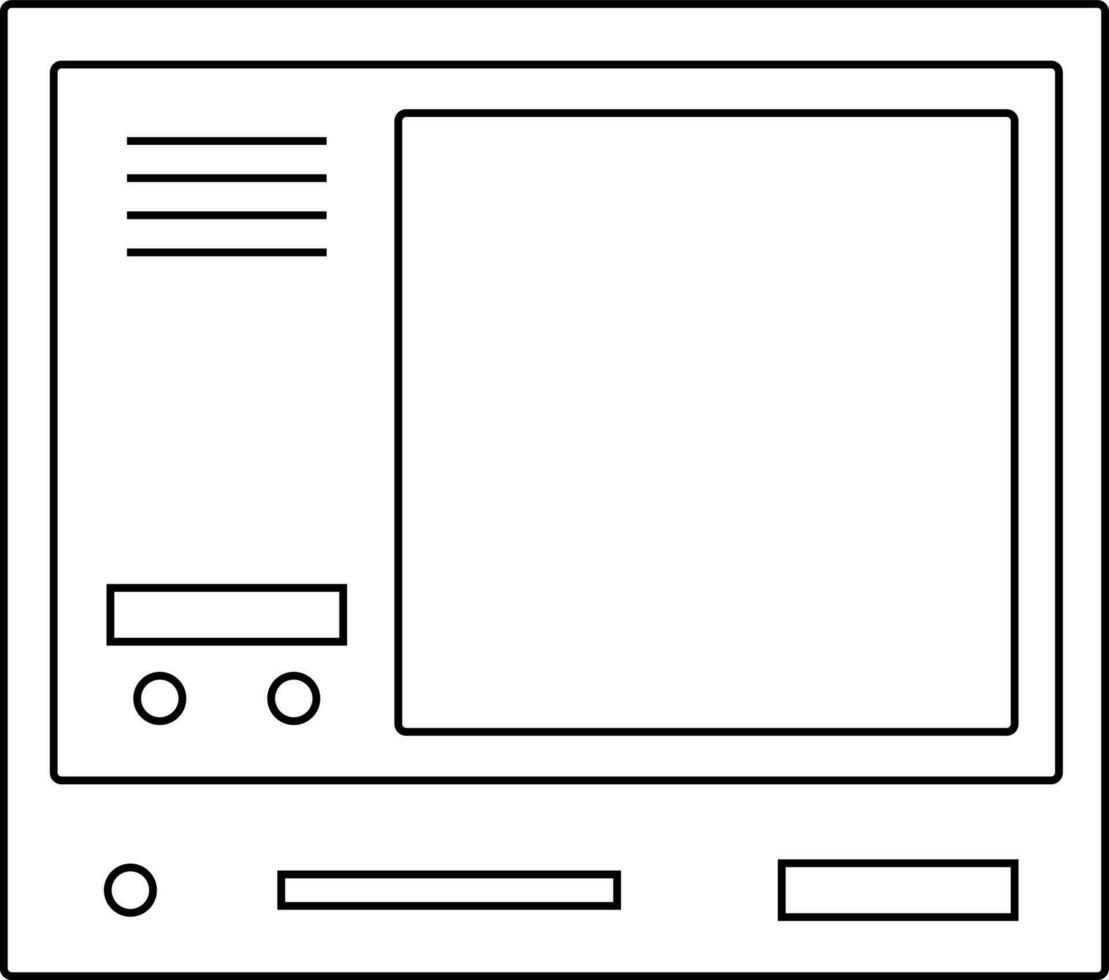 Terminal icon for aviation tickets. vector