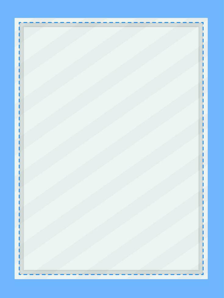 Sky blue frame design background. vector