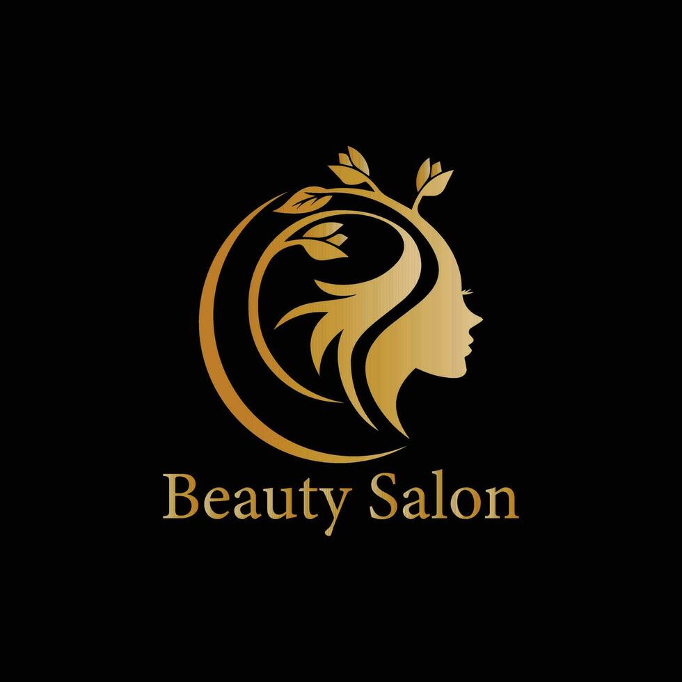 diseño de logotipo de salón de belleza vector