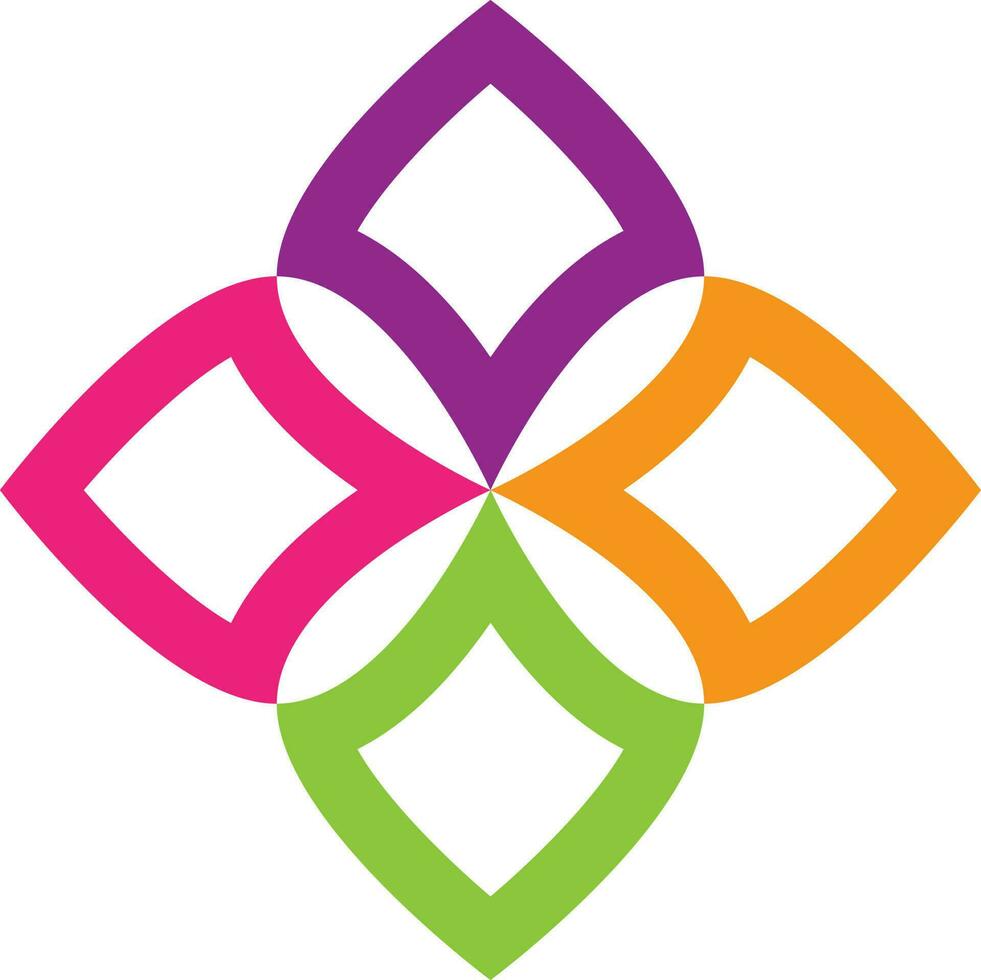 Colorful abstract element. vector