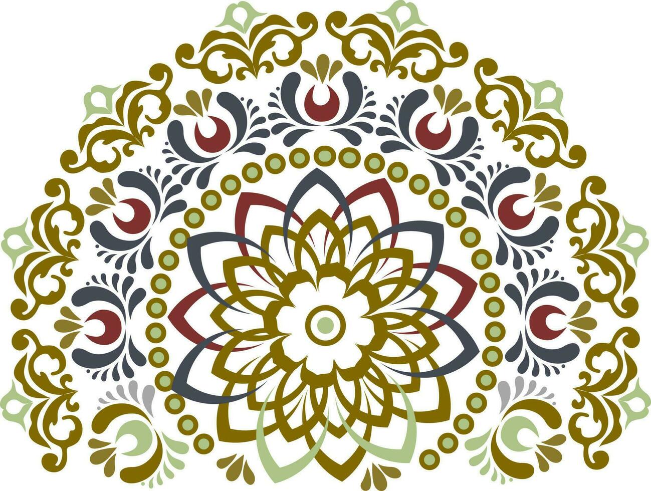 Illustration of beautiful floral design. vector