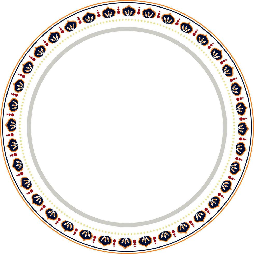 Illustration of circular frame design. vector
