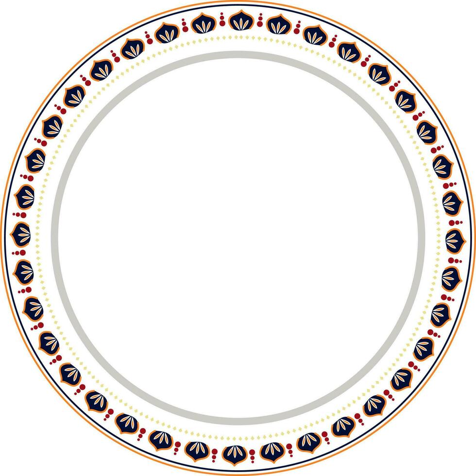 Illustration of circular frame design. vector