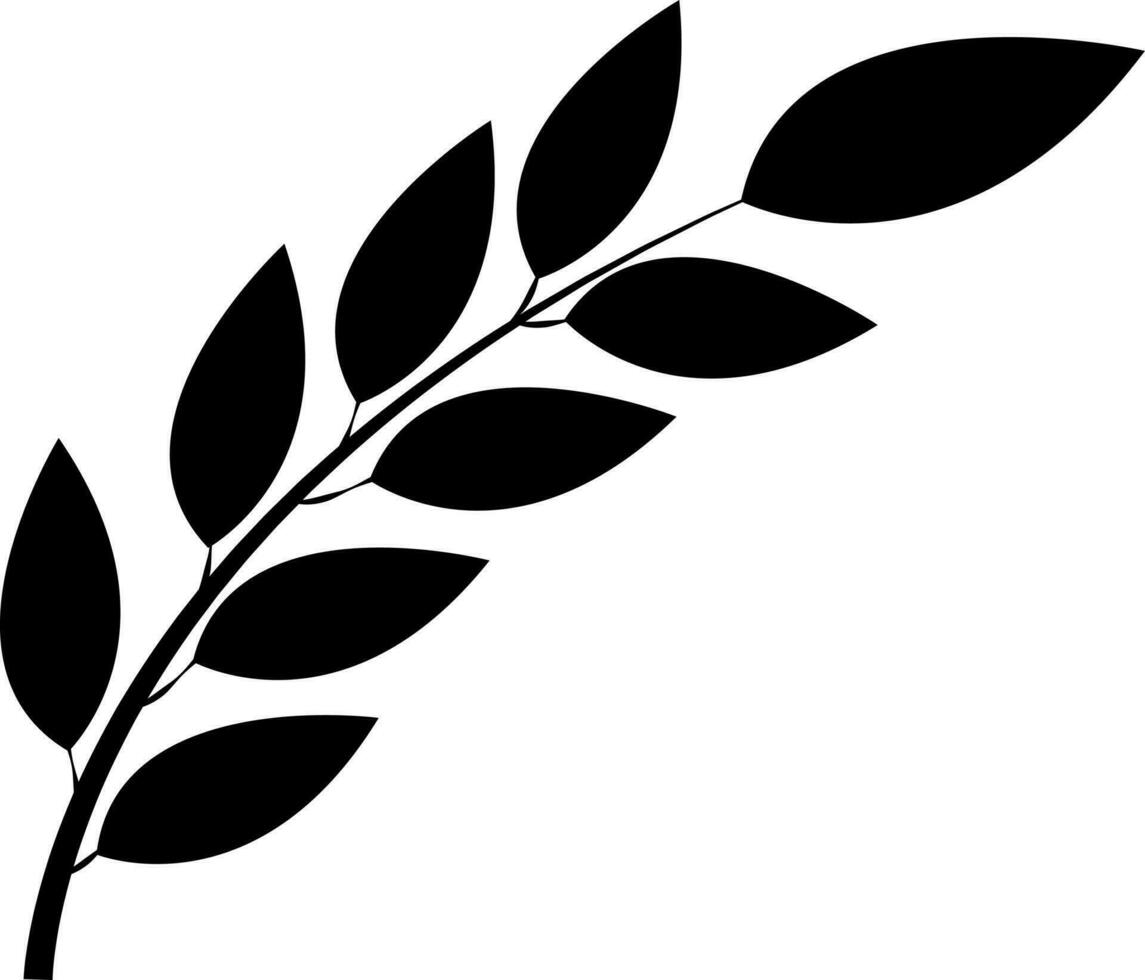 Summer sign or symbol with leaves. vector