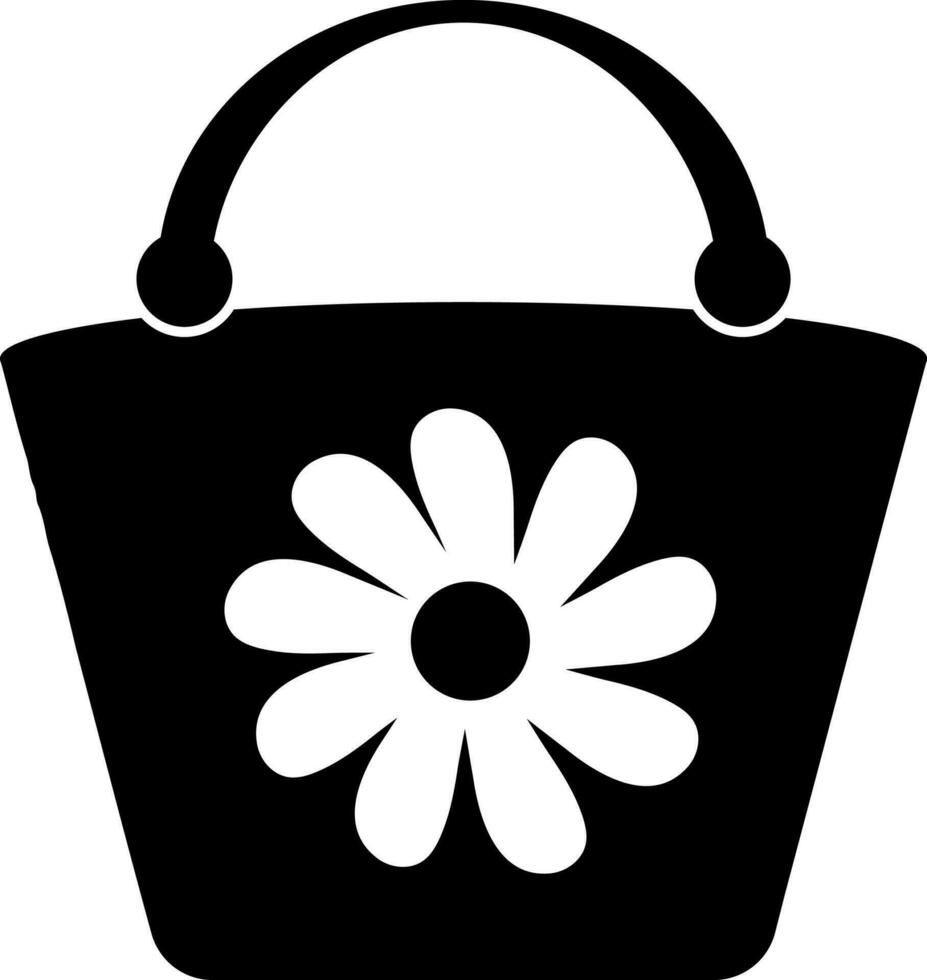 Vector symbol of Beautiful Handbag.