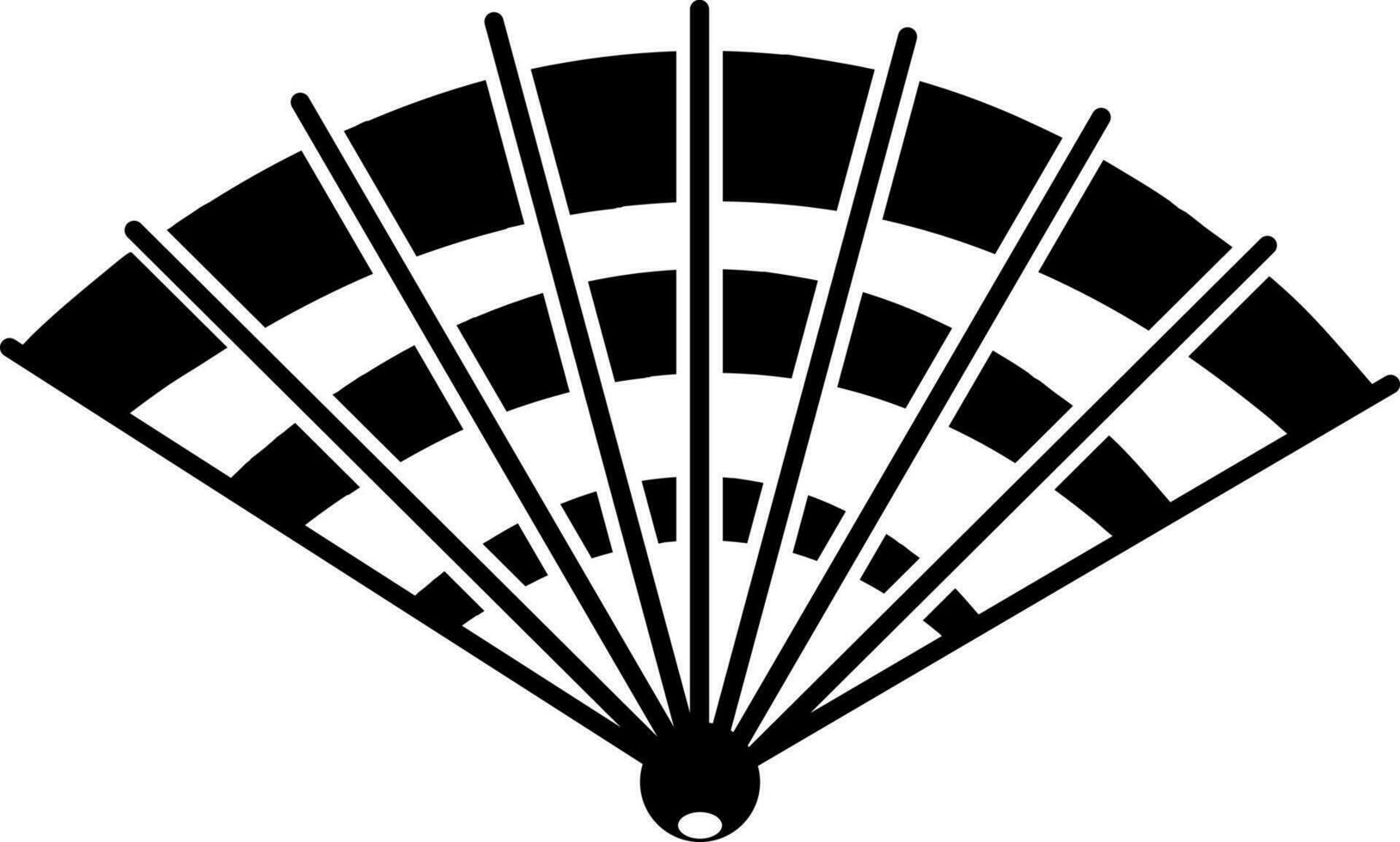 Illustration of Hand Fan. vector