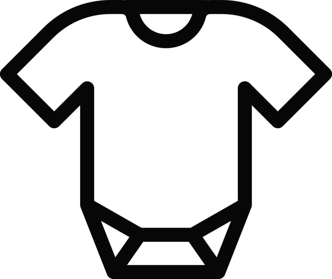 Kid onesie icon in flat style. vector