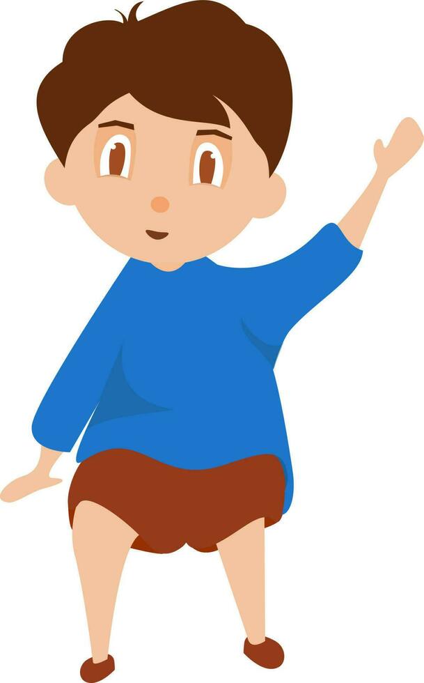 Cartoon character of a boy. vector