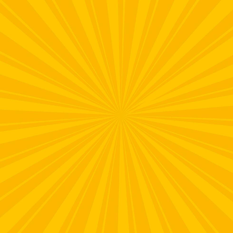 Creative abstract yellow rays background. vector