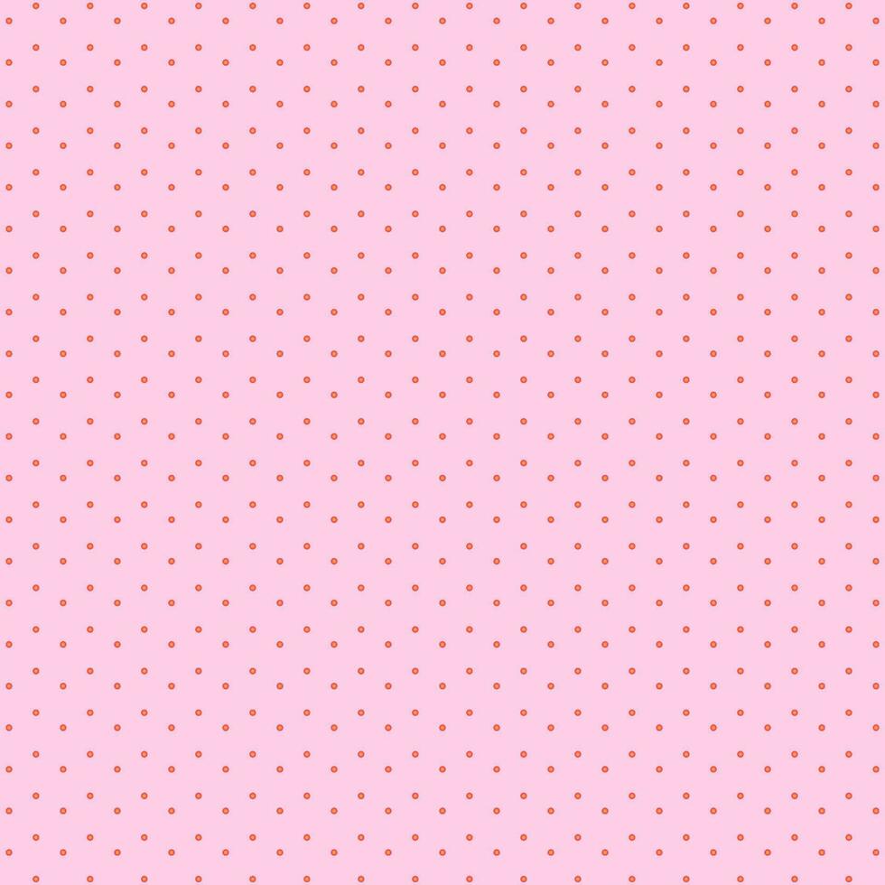 Red abstract dots circle seamless pink background. vector