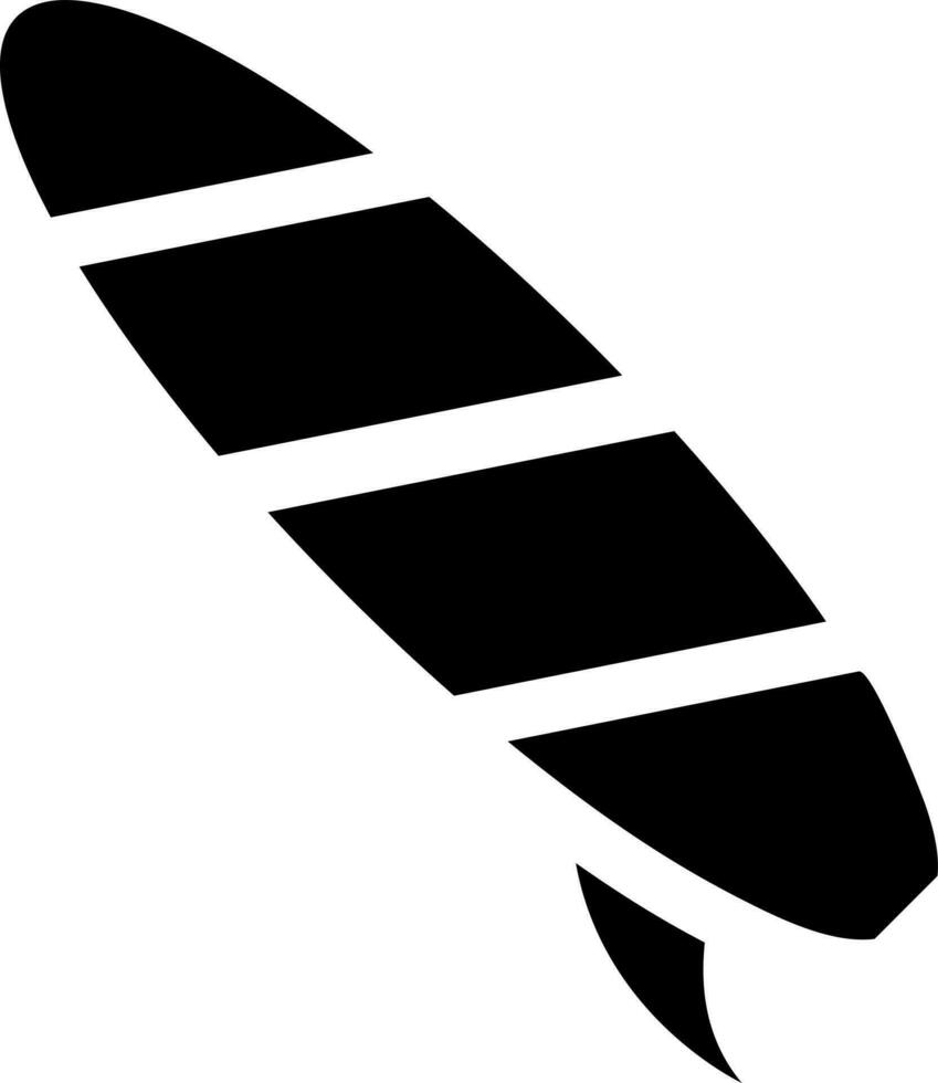 Vector Surfing Board sign or symbol.