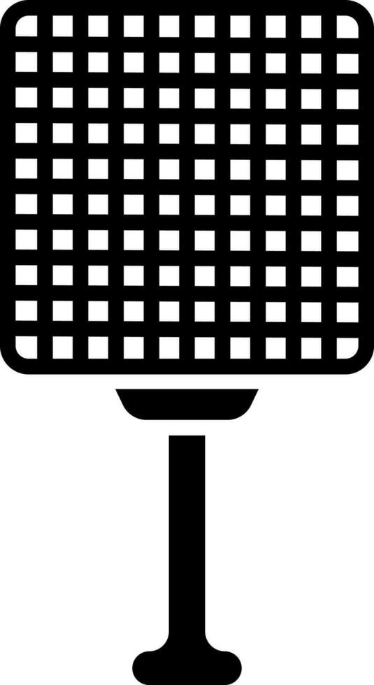 Grill icon in glyph style. vector