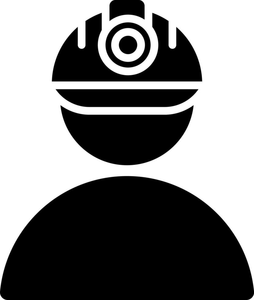 Vector illustration of construction worker.