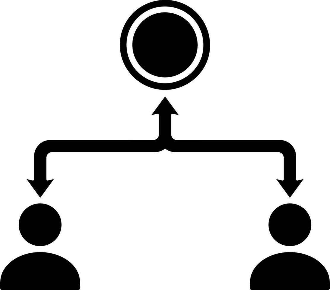 Money transaction glyph icon or symbol. vector