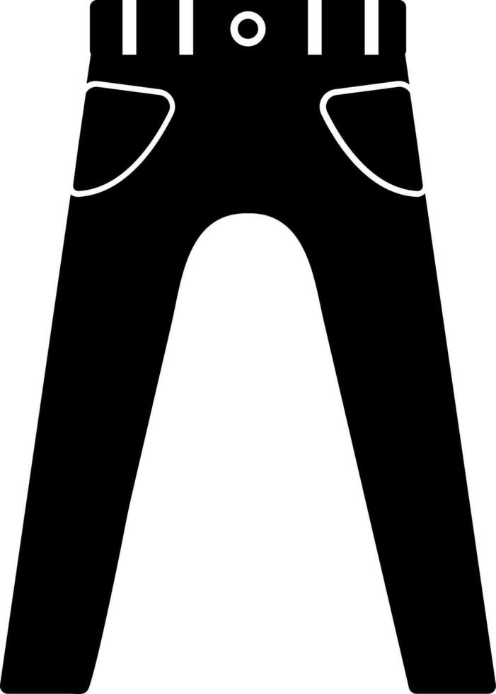 plano ilustración de pantalones. vector