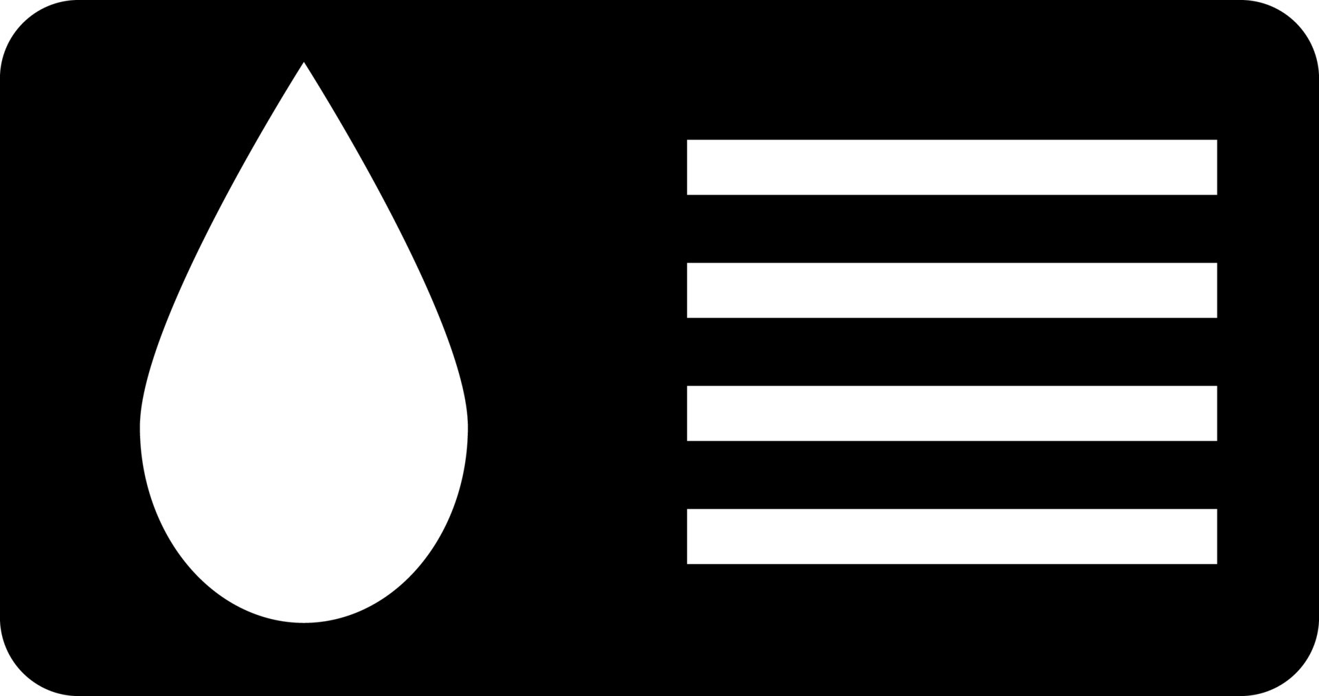 Label icon with a fuel drop in flat style. 24285899 Vector Art at Vecteezy