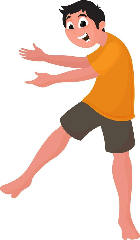 Cartoon character of a boy. vector