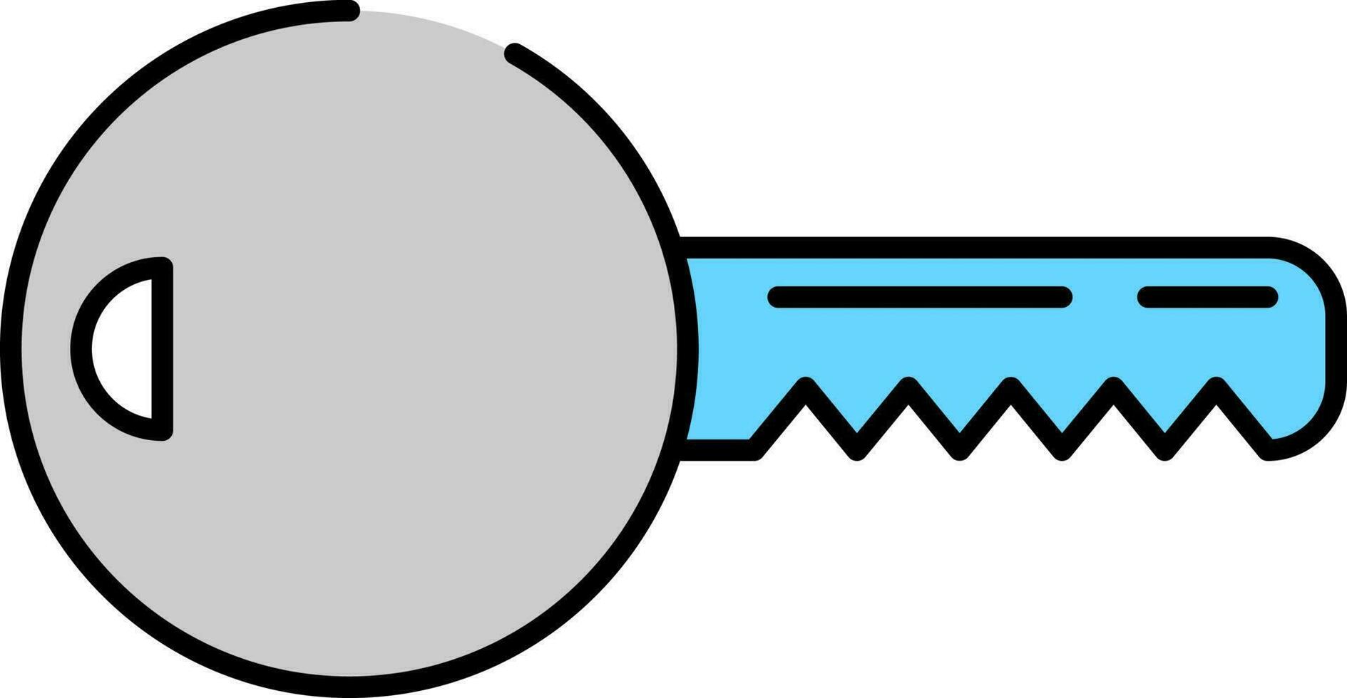 Vector Key sign or symbol.