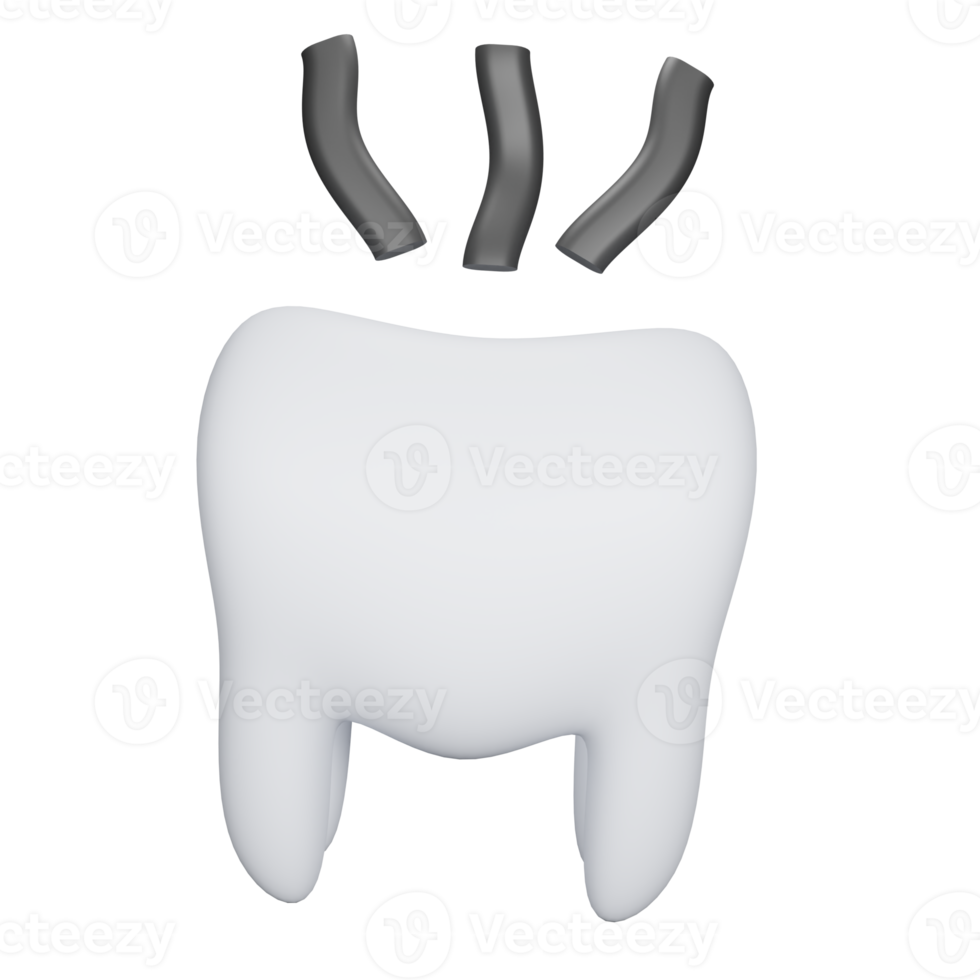 mal aux dents dû à des fissures png