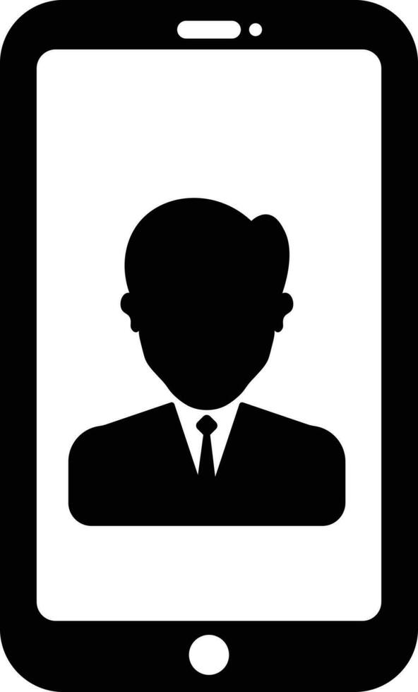 Vector illustration of video calling icon or symbol.