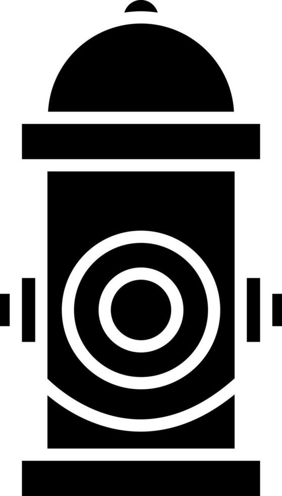 Vector illustration of fire hydrant icon or symbol.