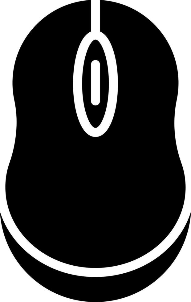 Vector illustration of computer mouse icon.