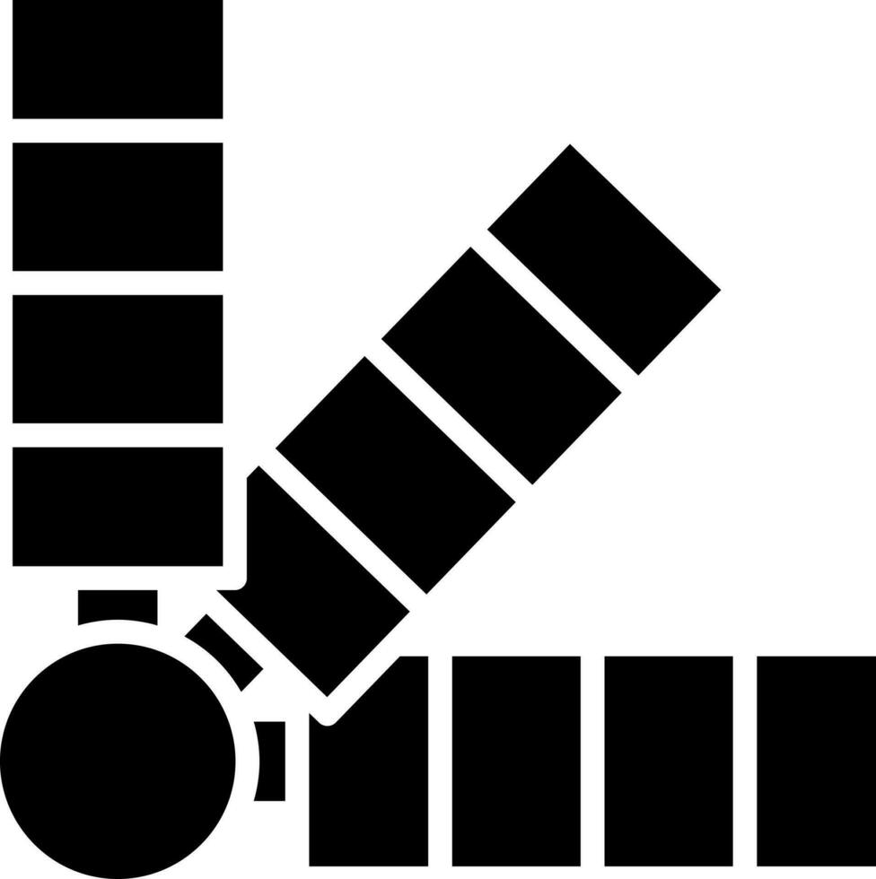 Glyph illustration of pantone icon. vector