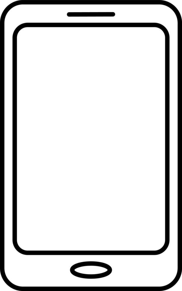 Flat illustration of a Smartphone. vector