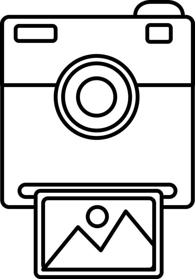 polaroid en blanco antecedentes. vector