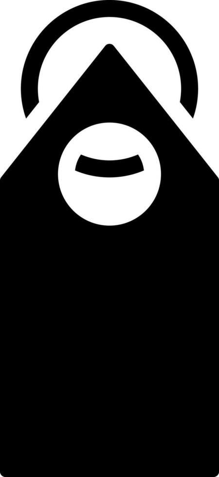 Vector illustration of tag flat icon.