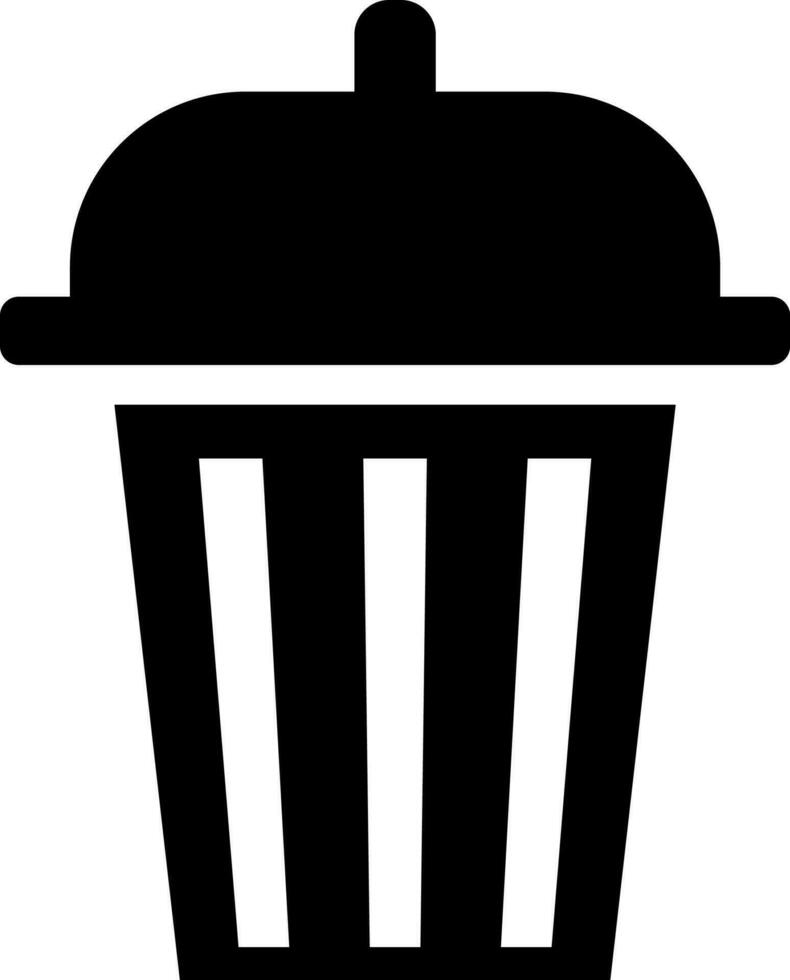 Isolated garbage icon in flat style vector