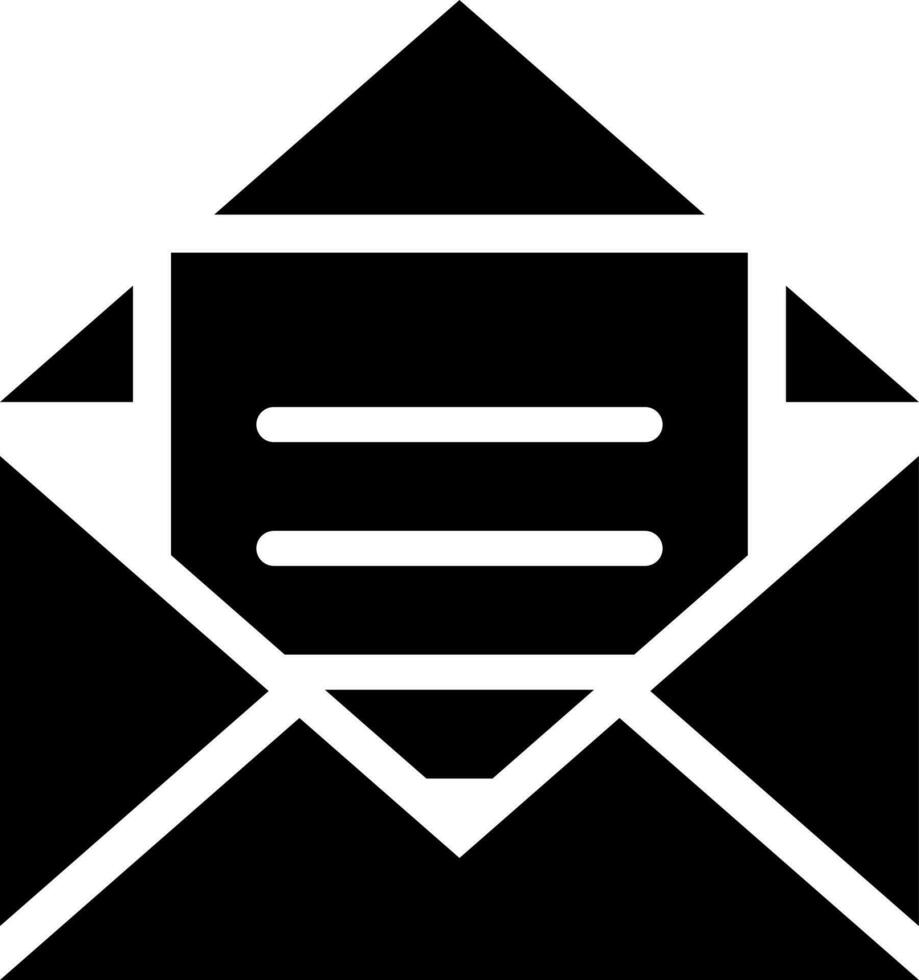 correo o sobre icono o símbolo. vector