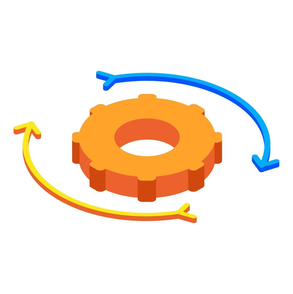 Setting refresh symbol in 3d style. vector